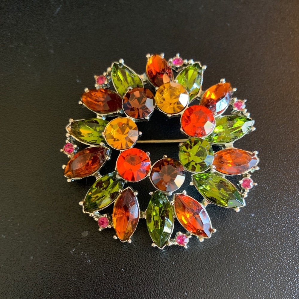 Emmons Vintage Designer 2.5-inch Costume Brooch